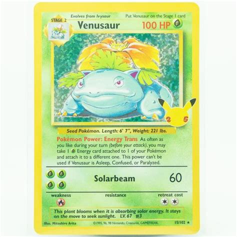 PSA 10 Pokemon Venusaur 002 25th Anniversary Celebrations Japanese Graded Card. . 25th anniversary venusaur